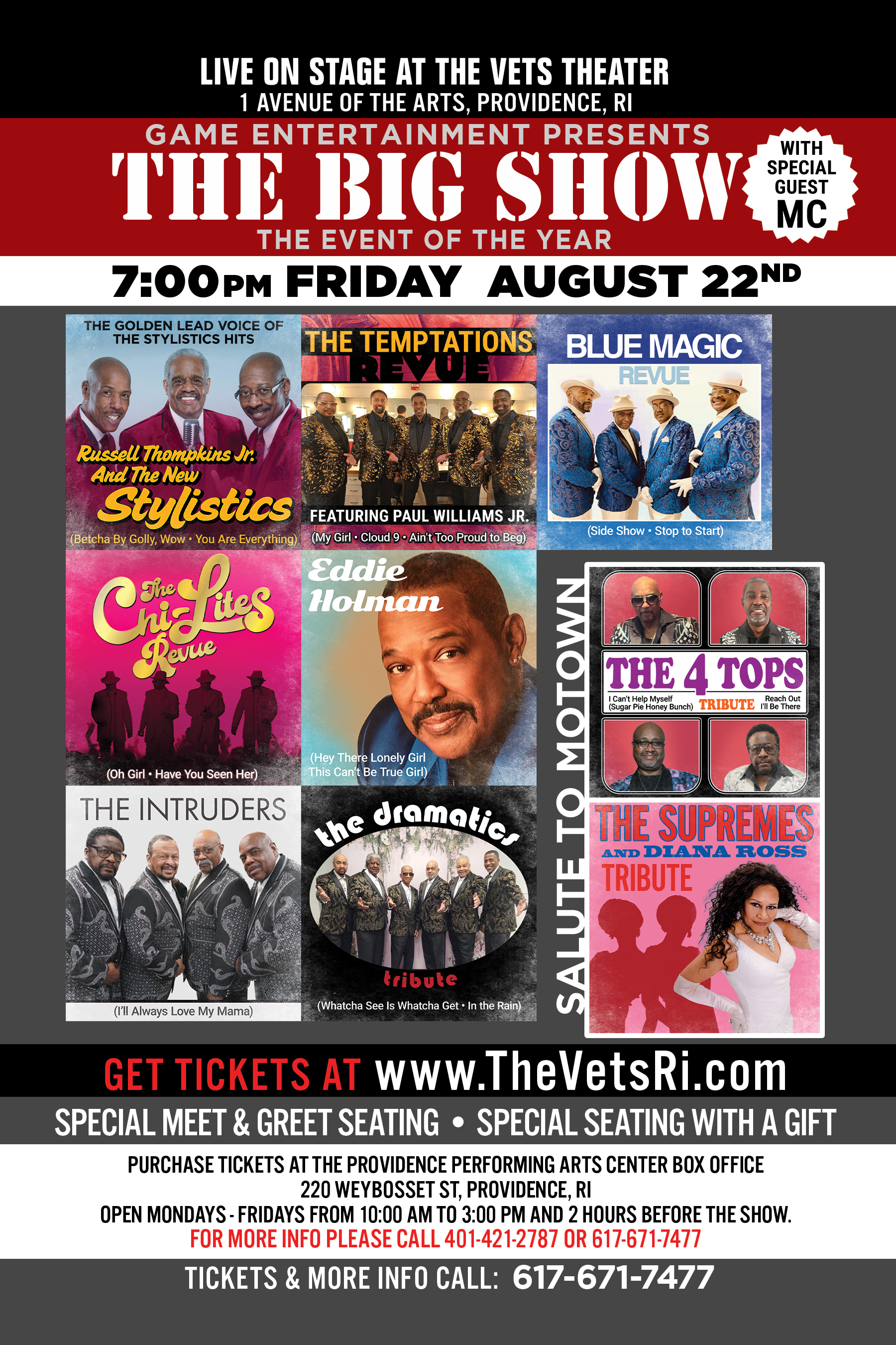 The Big Show: The Event of the Year event flyer